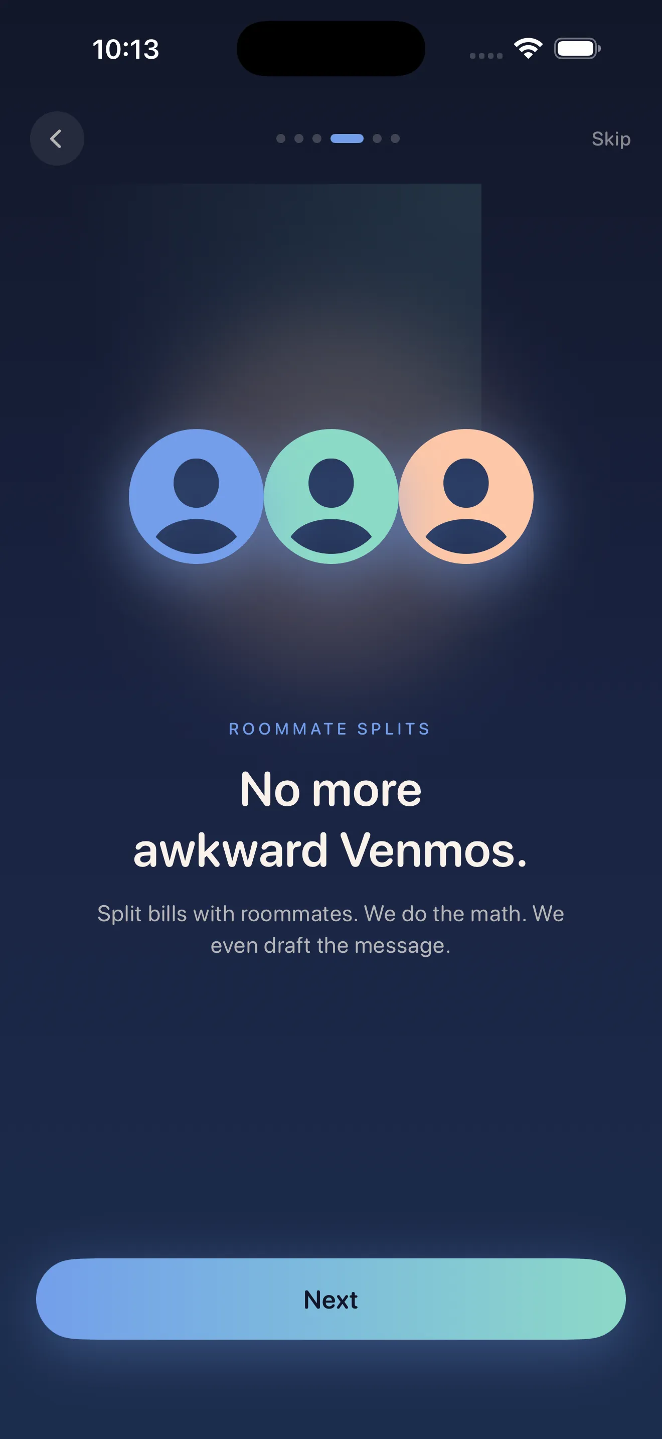 Crashout Calendar onboarding — Bills shouldn’t feel like a panic attack