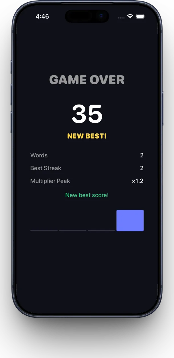 Game board tutorial showing tile-tapping mechanics