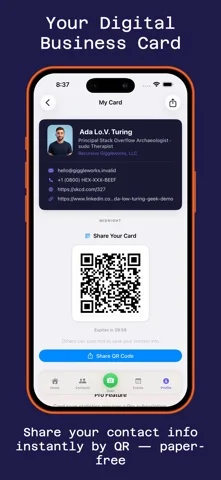MeetStack welcome screen with professional onboarding flow