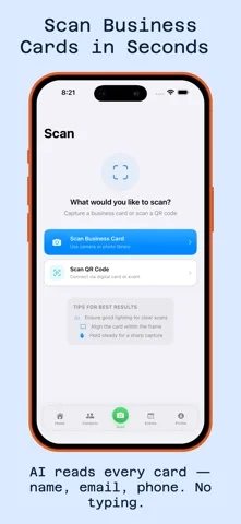 Digital business card with premium theme and QR code in MeetStack