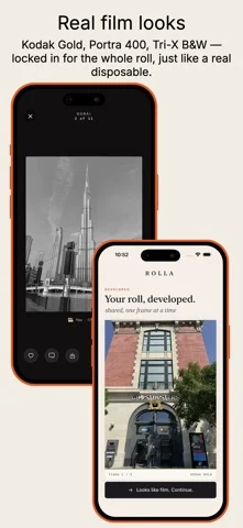 Rolla roll size selection