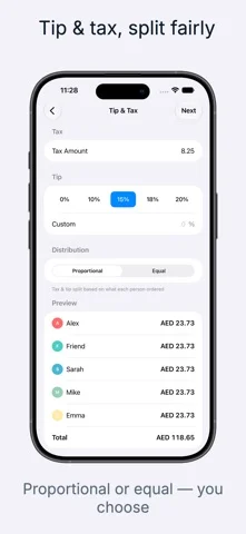 SplitSnap item review — verify AI-extracted items before splitting