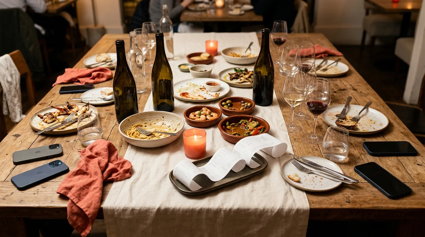 How to Split a Large Group Dinner Bill (10+ People, Shared Plates)